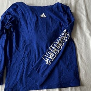 Adidas Royal Blue Long Sleeve Tee
